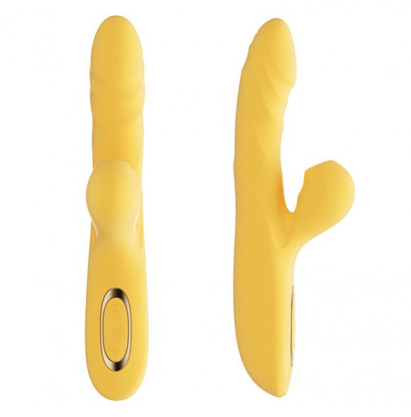 MizzZee - Love Pleasure Vibrating Thrusting Swinging Suction Warming Wand (Chargeable - Yellow) MizzZee - Love Pleasure Vibrating Thrusting Swinging Suction Warming Wand (Chargeable - Yellow)